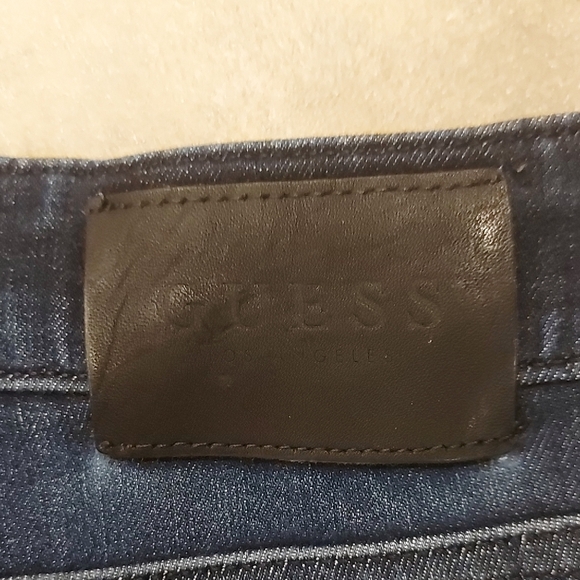 Guess Dark Blue Men's Straight Jeans - Picture 6 of 10